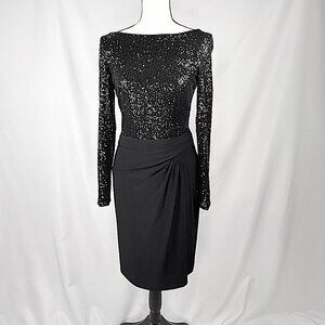 Lauren - Ralph Lauren Evening Black Dress, Size 6